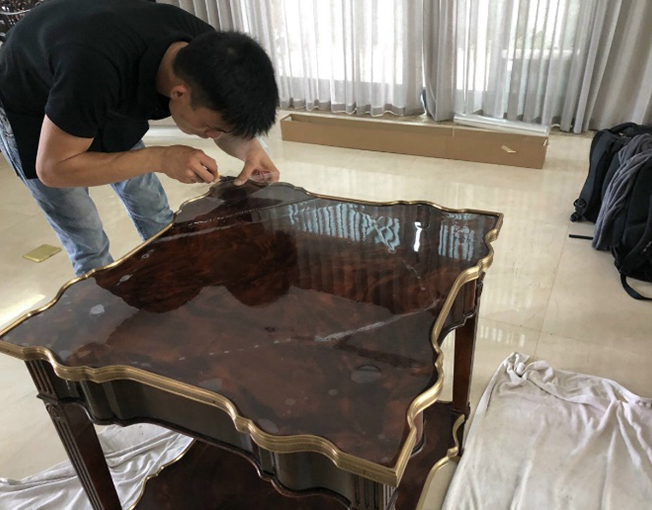 dán mặt bàn gỗ