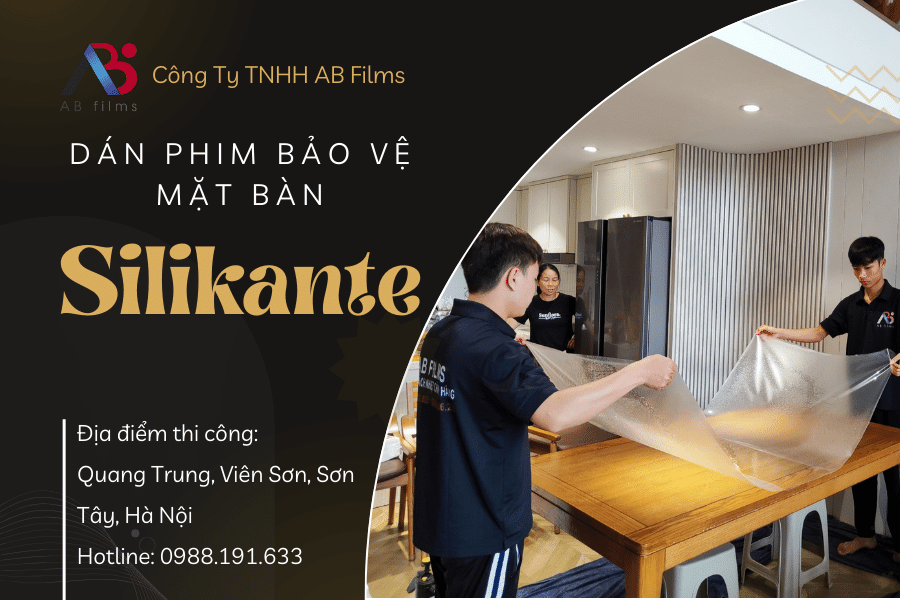Dán phim bảo vệ mặt bàn tại sơn tây