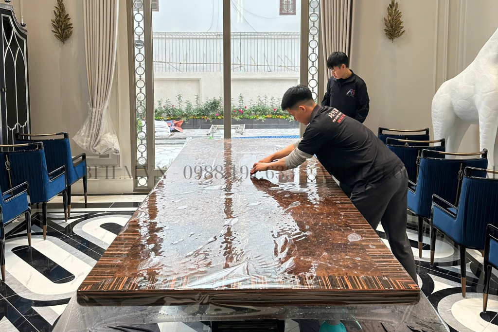 dán phim mặt bàn nội thất tại từ sơn bắc ninh